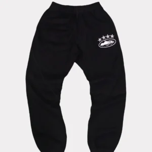 Corteiz 4Starz Alcatraz Sweatpants - Black