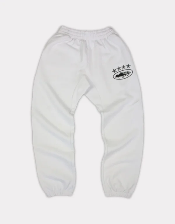 Corteiz 4Starz Alcatraz Sweatpants - White