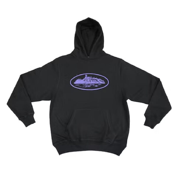 Corteiz Alcatraz Hoodie Black/Purple