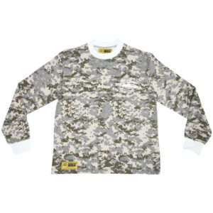 Corteiz Alcatraz Insignia Waffle Longsleeve Shirt - Digi Camo