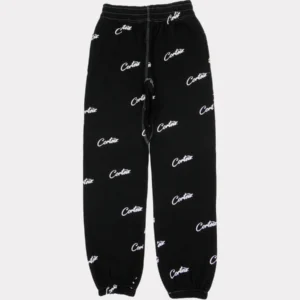 Corteiz All Over Print Joggers - Black