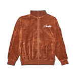 Corteiz All starz VVS Velour Jacket - Brown