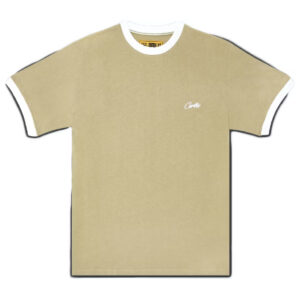 Corteiz Allstarz Ribbed T-Shirt - Light Khaki