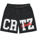 Corteiz Crtz Nylon Shorts - Black