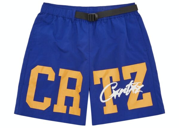 Corteiz Crtz Nylon Shorts - Blue