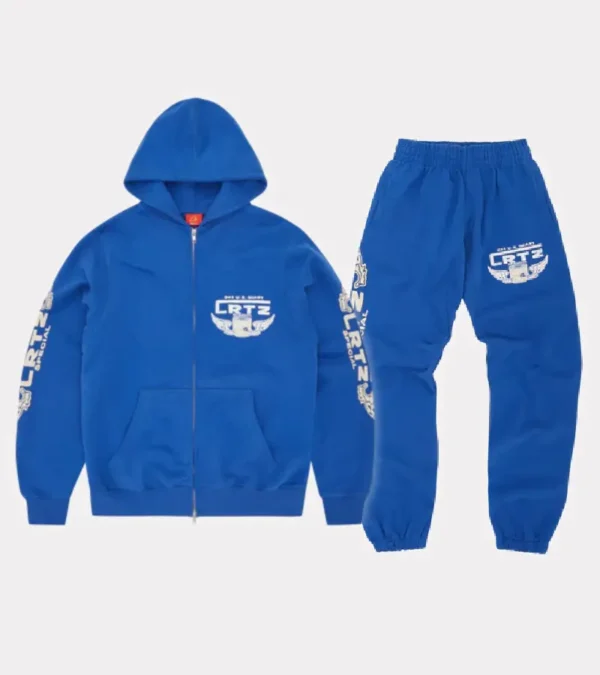 Corteiz Gasolina Tracksuit - Royal Blue