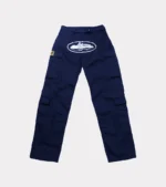 Corteiz Guerillaz Cargo Pants - Navy