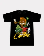 Corteiz Leprechaun 420 T-Shirt - Black