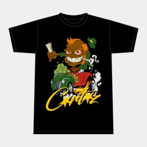 Corteiz Leprechaun 420 T-Shirt - Black