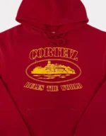 Corteiz OG Alcatraz Hoodie - Red