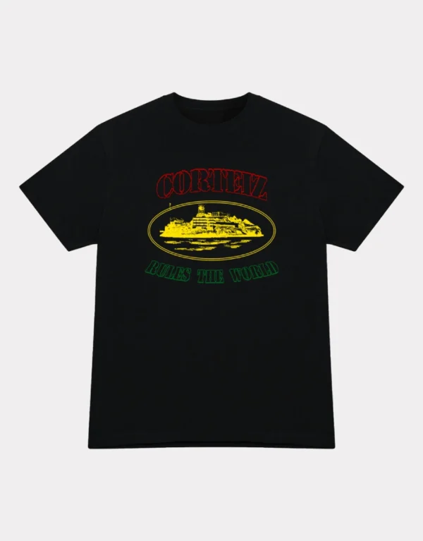 Corteiz OG Carni Alcatraz T-Shirt - Black