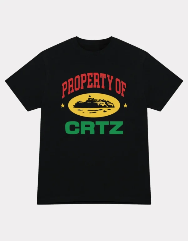 Corteiz Property Of Crtz Carni T-Shirt - Black