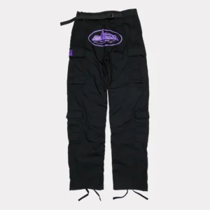 Corteiz Purp Guerillaz Cargos - Black/Purple