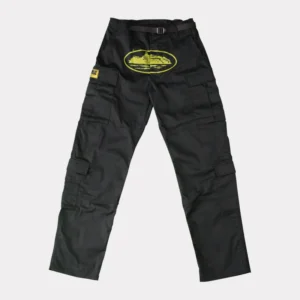 Corteiz Yella Guerillaz Cargos - Black/Yellow